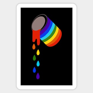 Rainbow - seven colors Sticker